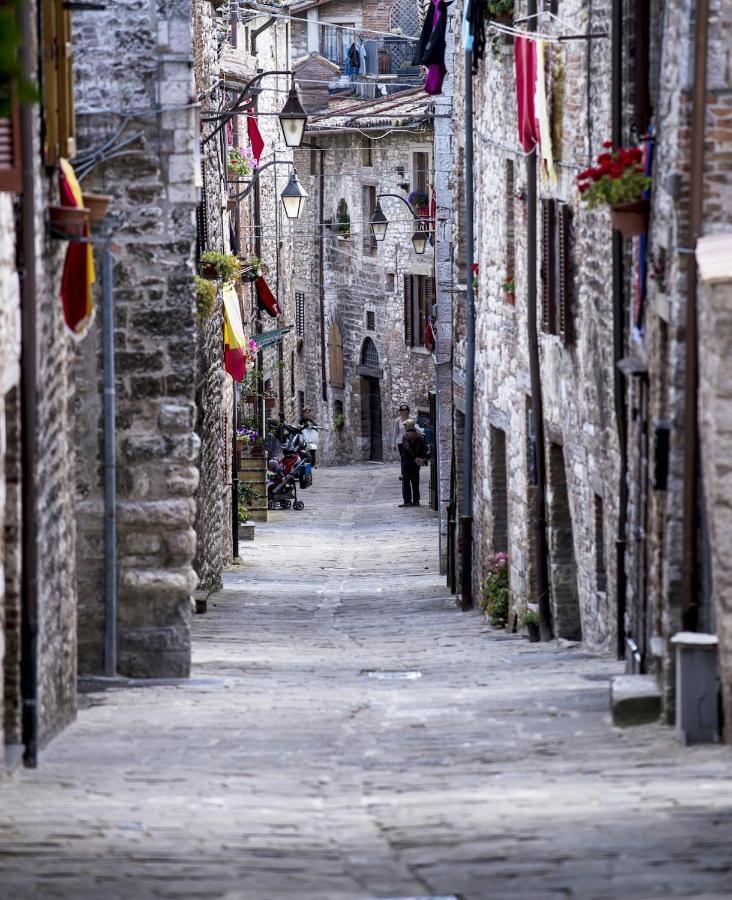 Casa La Rosa Daire Gubbio Dış mekan fotoğraf